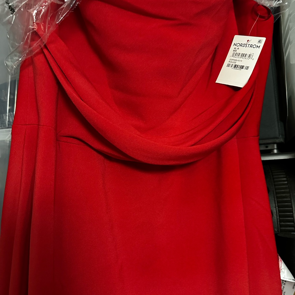 Eliana Dress Dress The Population Dress The Population Vibrant Red Dress